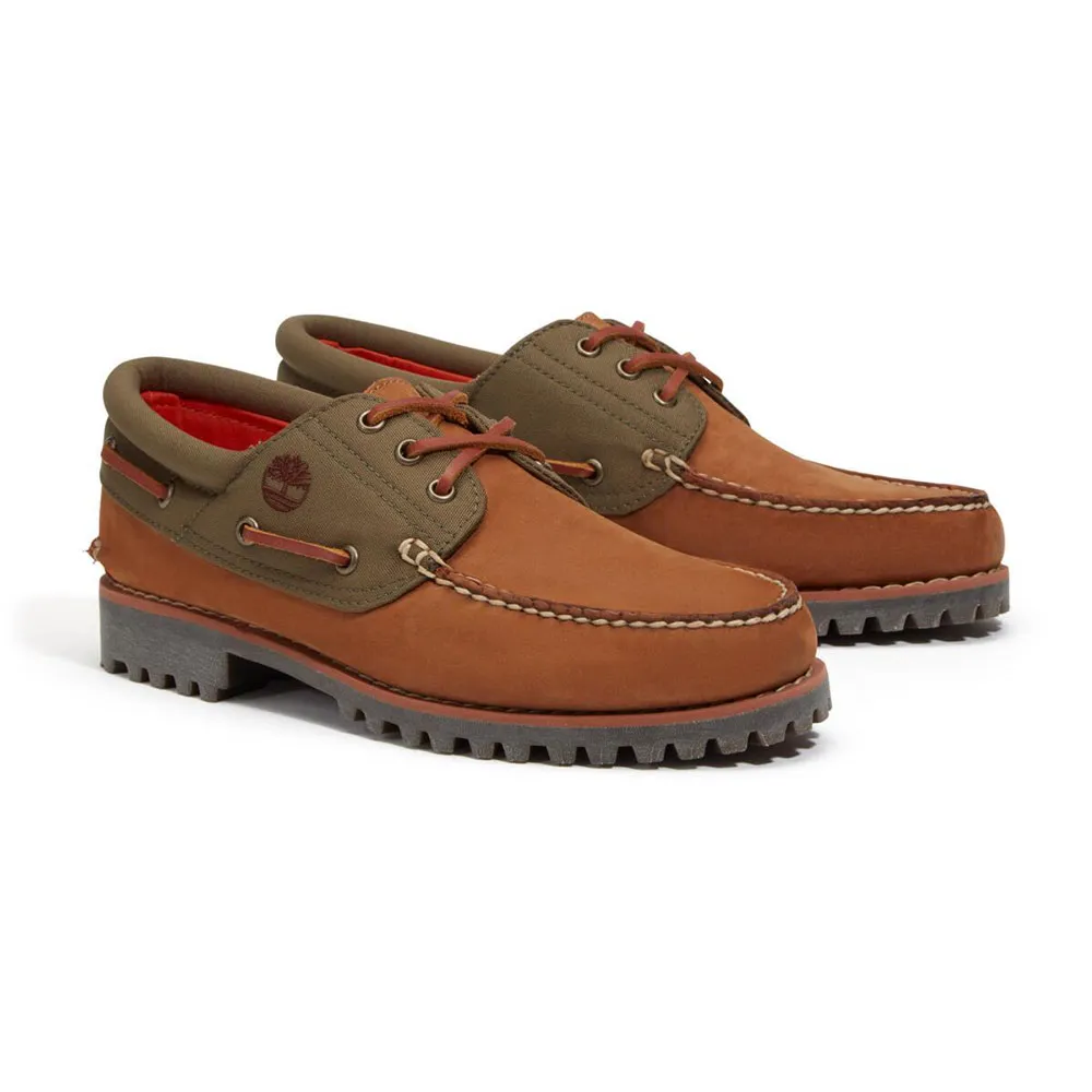 Купить Timberland tb0a6dxwem51m-110 Палубные туфли Authentic Medium Brown Nubuck 35x25x15 EU 45 7ft.ru в интернет магазине Семь Футов