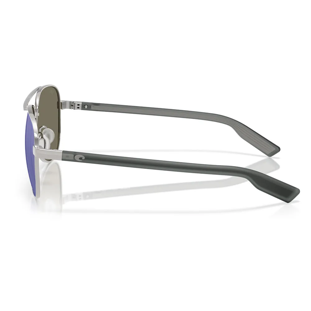 Купить Costa 06S4002-40022957 поляризованные солнцезащитные очки Peli Brushed Silver Blue Mirror 580G/CAT3 7ft.ru в интернет магазине Семь Футов