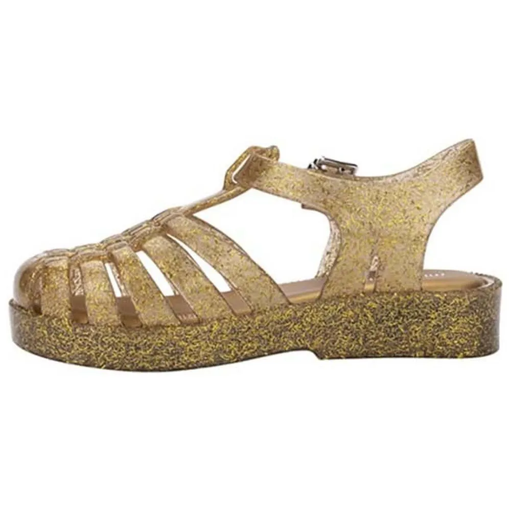 Купить Melissa m 33522-54138-24 Сандалии Mini Possession Tp Glitter / Gold 35x25x15 EU 24 7ft.ru в интернет магазине Семь Футов