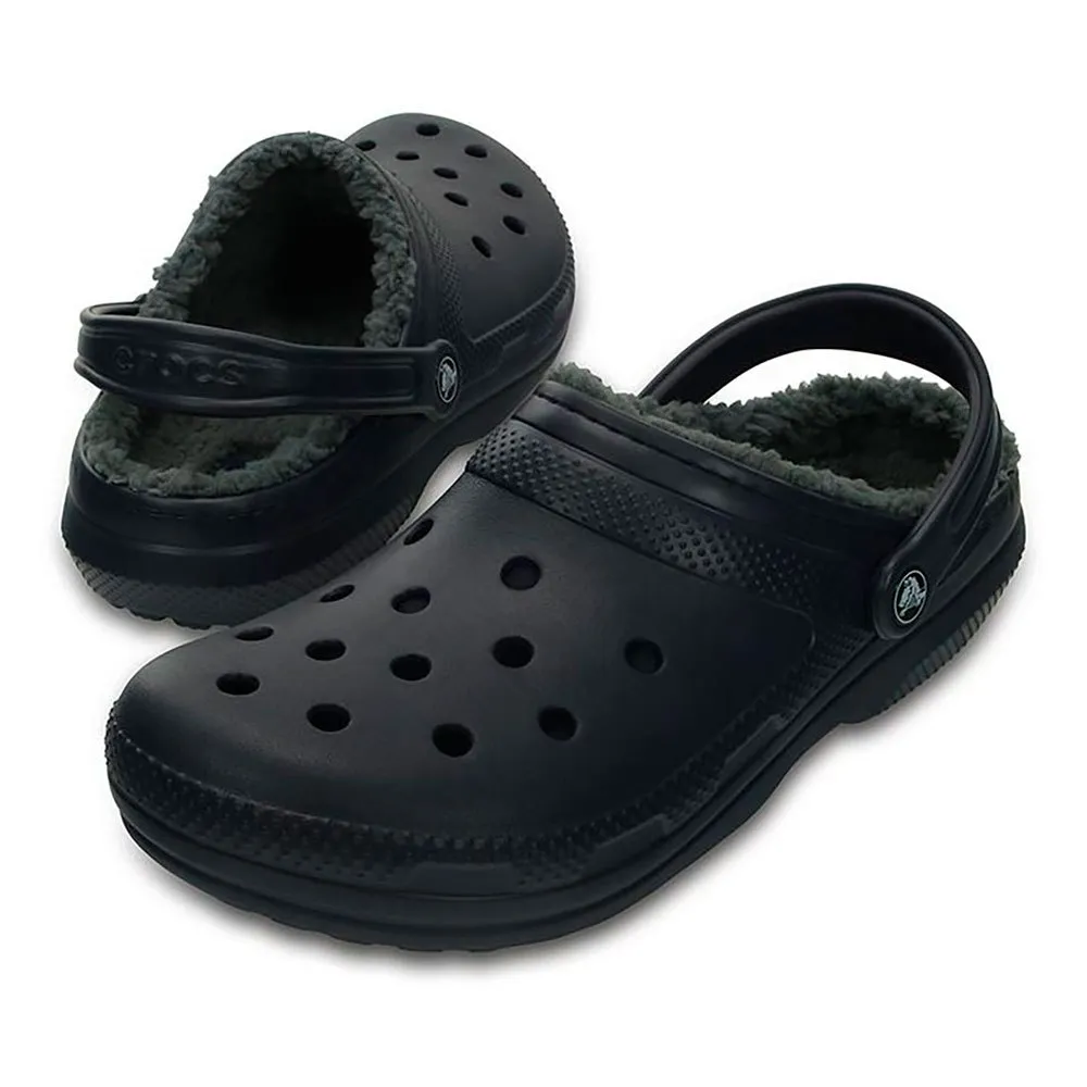 Купить Crocs 203591-459b-m13 Деревянные башмаки Classic Lined Navy / Charcoal 35x25x15 EU 48 7ft.ru в интернет магазине Семь Футов