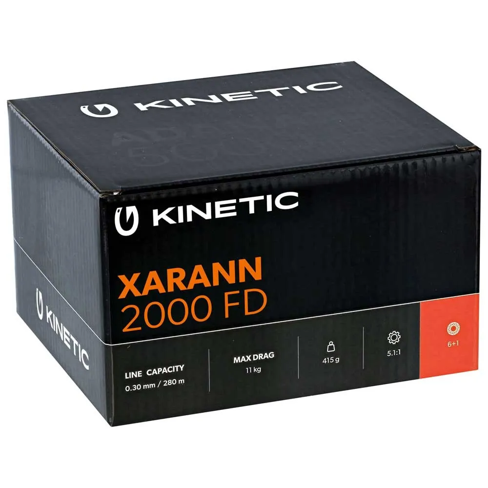 Купить Kinetic B137-021-010 спиннинговая катушка Xarann  Black / Red 1000FD 7ft.ru в интернет магазине Семь Футов
