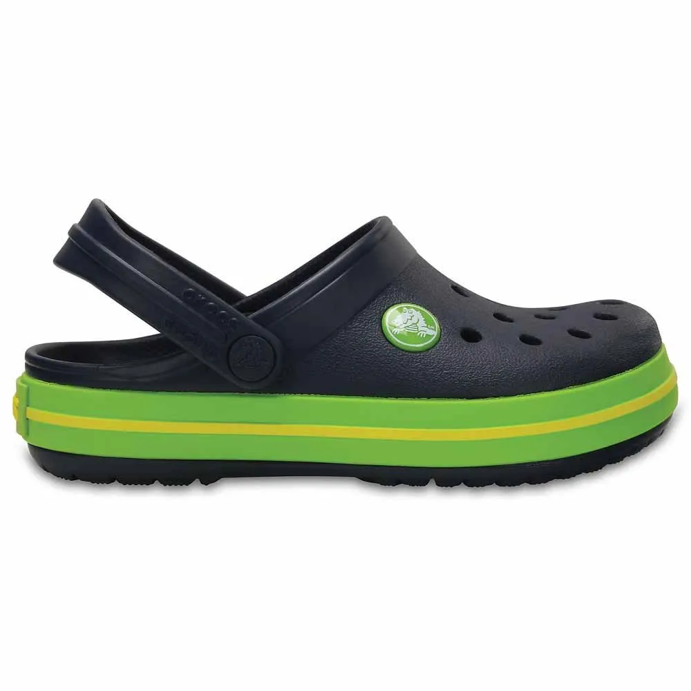 Купить Crocs 204537-4k6-c4 Деревянные башмаки Crocband Navy / Volt Green 35x25x15 EU 19 7ft.ru в интернет магазине Семь Футов