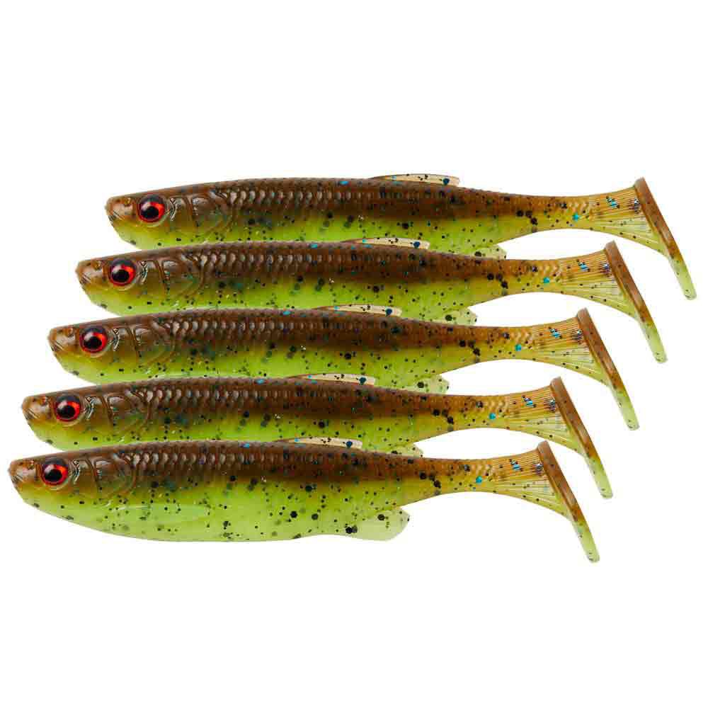 Купить Savage gear SVS76983 Fat Minnow T-Tail Мягкая приманка 75 mm 5g Green Pearl Yellow 7ft.ru в интернет магазине Семь Футов