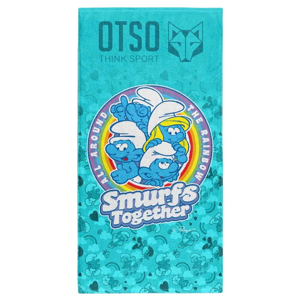 Купить Otso T15075-SMURFRAINBOW24-USZ Полотенце из микрофибры Smurf Rainbow Multicolour 7ft.ru в интернет магазине Семь Футов