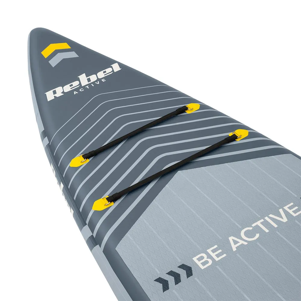 Купить Rebel rba-4512 Надувной комплект для падлбординга Active Pro  Gray 92x42x26 381 cm 7ft.ru в интернет магазине Семь Футов