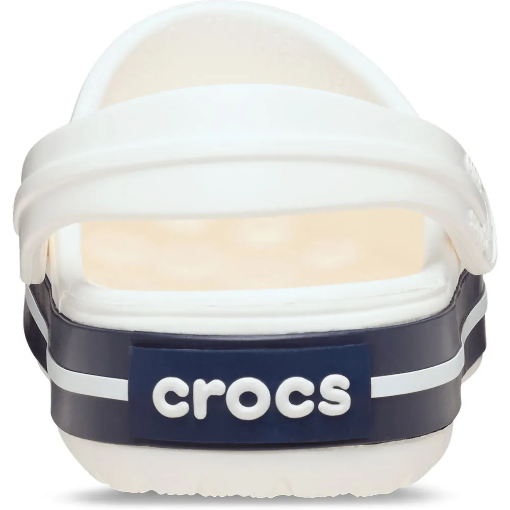 Купить Crocs 11016-1ww-11 Деревянные башмаки Crocband White / White / Navy 35x25x15 EU 45 7ft.ru в интернет магазине Семь Футов