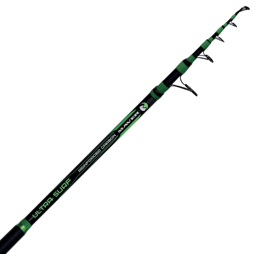 Купить Maver 5817001 Телескопическое удилище для серфинга Ultra Black / Green 4.00 m 7ft.ru в интернет магазине Семь Футов