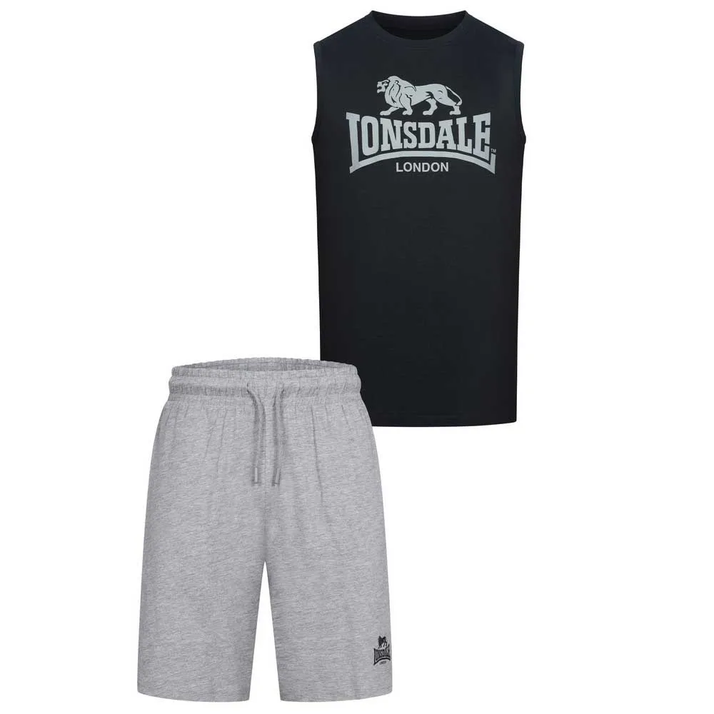 Купить Lonsdale 117820-1525-l Комплект без рукавов Claremorris Black / Marl Grey 25x15x10 7ft.ru в интернет магазине Семь Футов