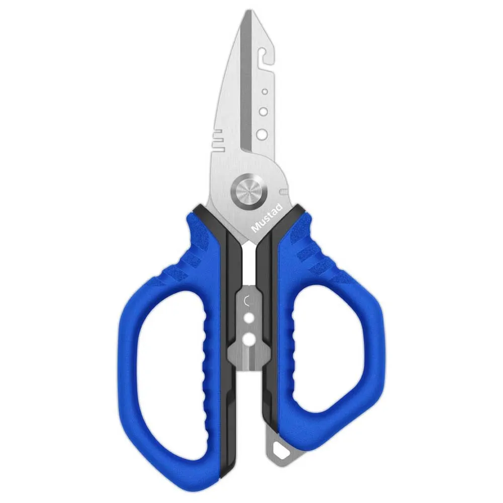Купить Mustad MTS-065-SS Ножницы MTS065  Blue 6.5´´ 7ft.ru в интернет магазине Семь Футов