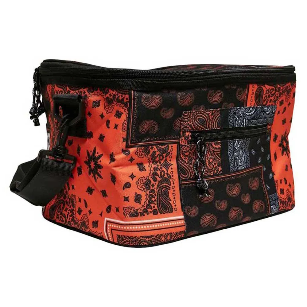 Купить Urban classics tb5117-black/orange_onesize Сумка-холодильник Patchwork Print Black / Orange 10x10x10 7ft.ru в интернет магазине Семь Футов