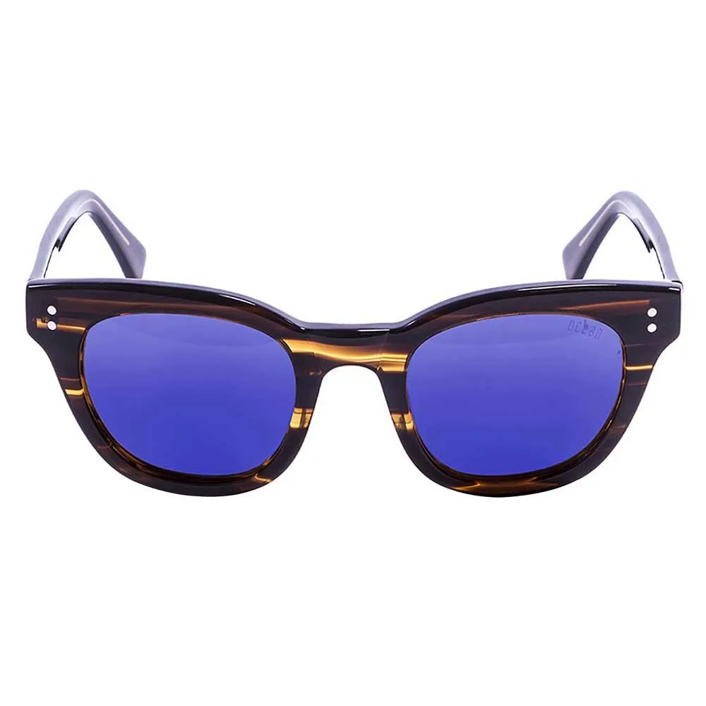 Купить Ocean sunglasses 62000.4 поляризованные солнцезащитные очки Santa Cruz Коричневый Frame Brown / Revo Blue Frame Brown / Revo Blue/CAT3 7ft.ru в интернет магазине Семь Футов