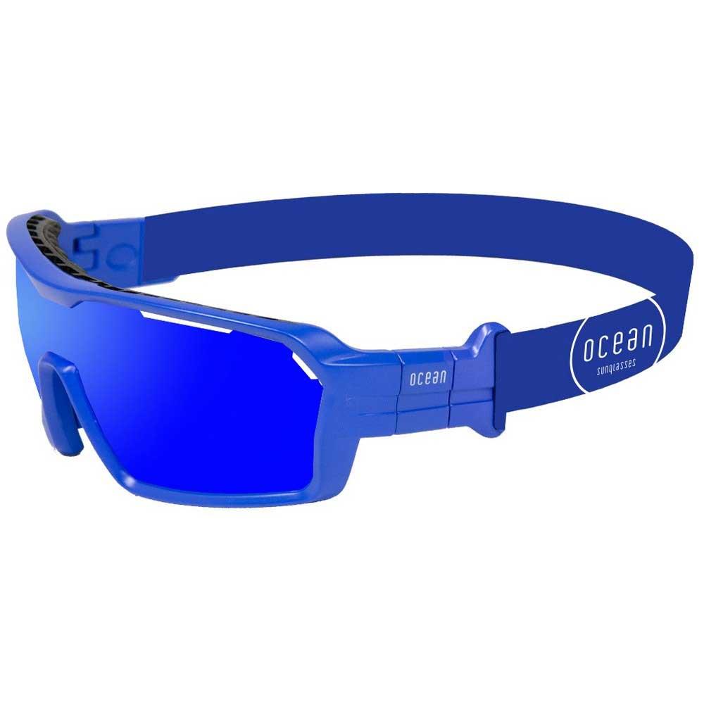 Купить Ocean sunglasses 3700.3X поляризованные солнцезащитные очки Chameleon Matte Blue Blue Strap/CAT3 7ft.ru в интернет магазине Семь Футов