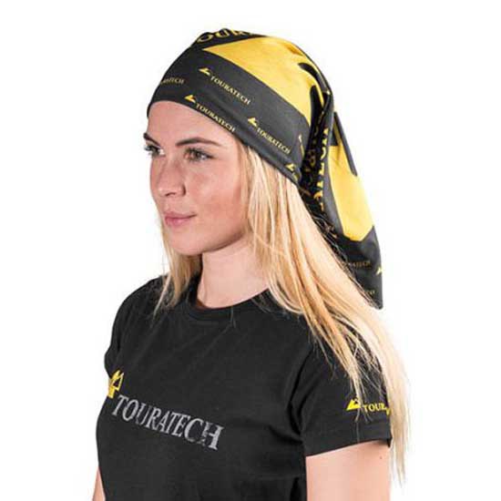 Купить Touratech 01-200-0200-0 Шарф-хомут Logo Черный  Black / Yellow 7ft.ru в интернет магазине Семь Футов