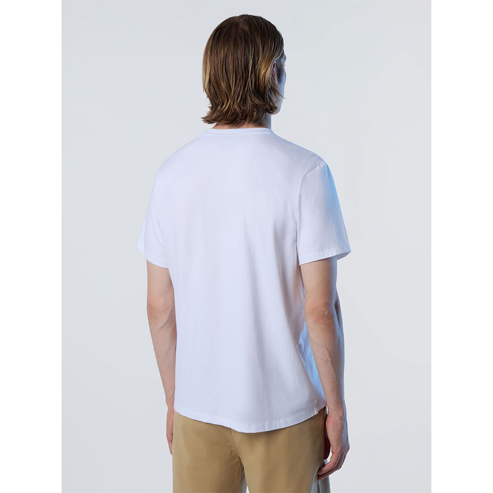 Купить North sails 692981-0101-XXL Футболка с коротким рукавом Basic Stretch Белая White 2XL 7ft.ru в интернет магазине Семь Футов
