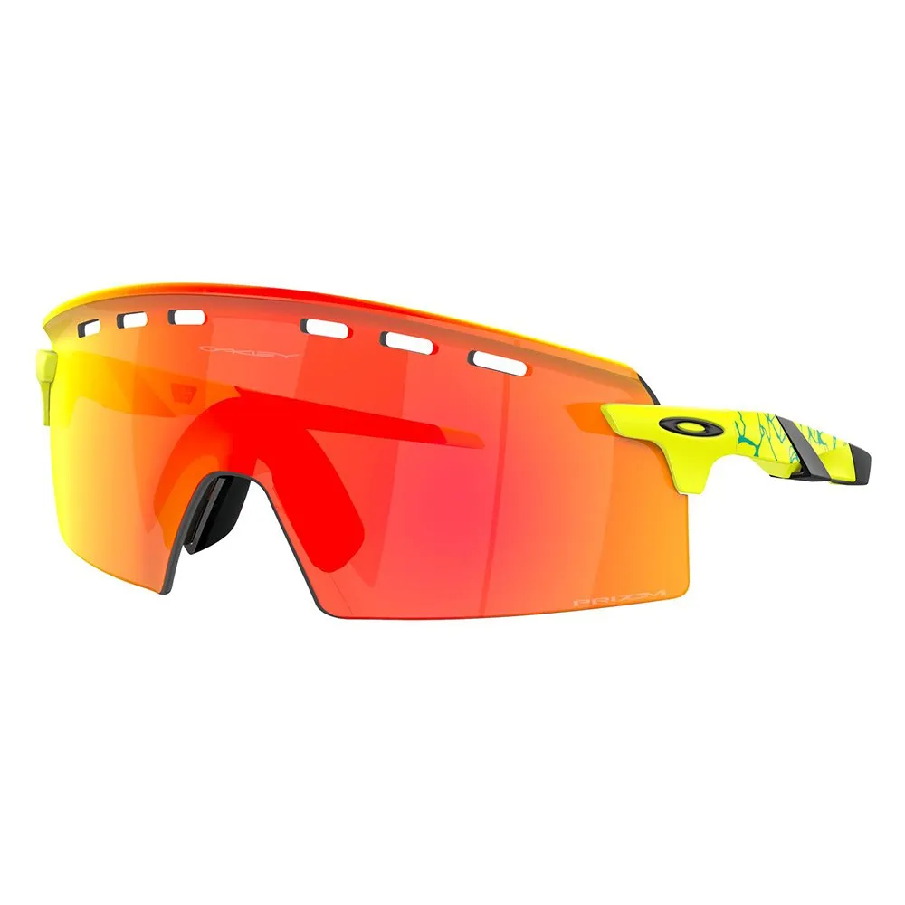 Купить Oakley OO9235-1939 Солнцезащитные очки Encoder strike vented Оранжевый Matte Tennis Ball Yelllow Prizm Ruby/CAT3 7ft.ru в интернет магазине Семь Футов