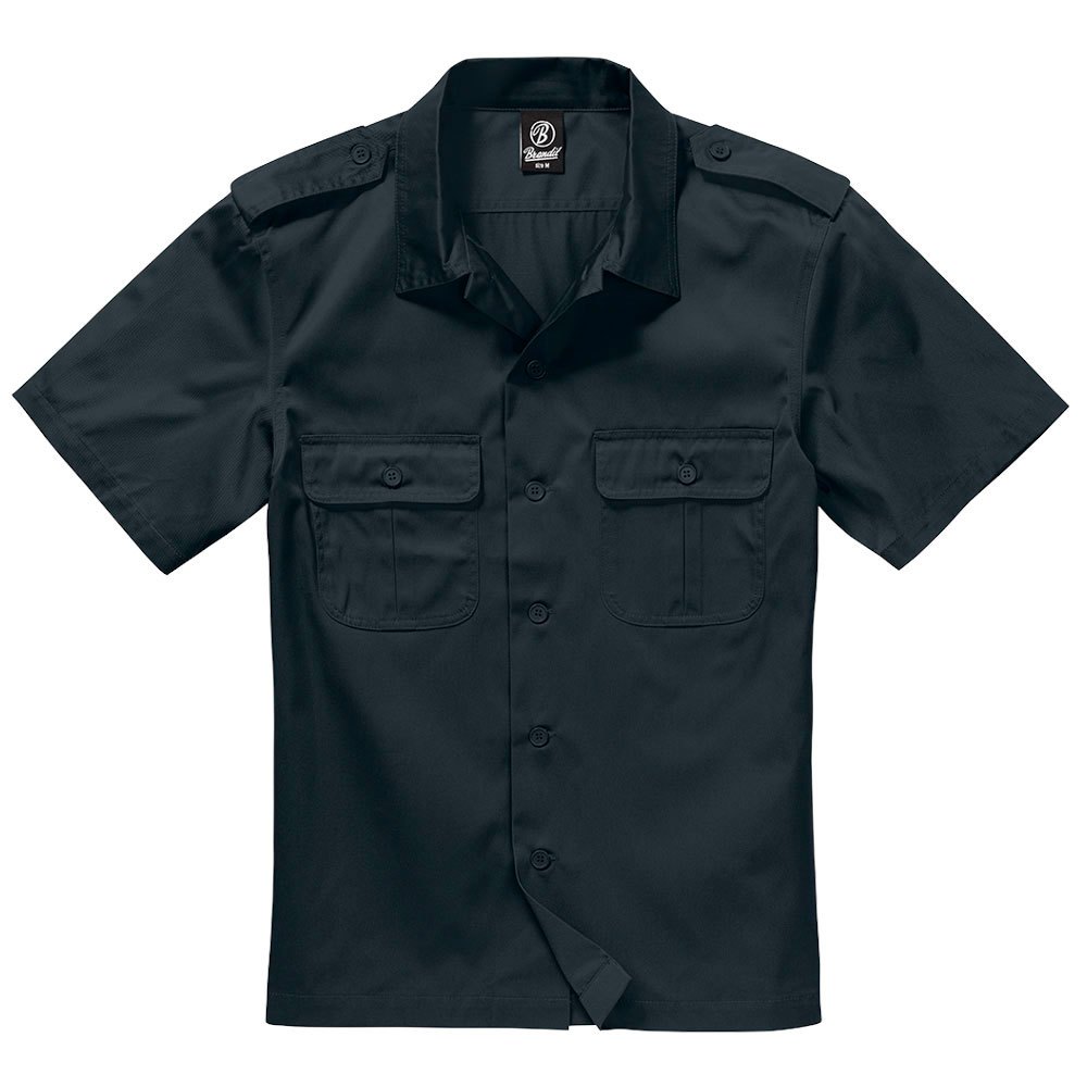 Купить Brandit 4101-2-XL Рубашка с коротким рукавом US Черный Black XL 7ft.ru в интернет магазине Семь Футов