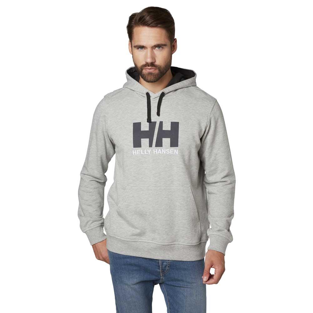 Купить Helly hansen 33977_949-XL Толстовка Толстовка Logo Серый Grey Melange XL 7ft.ru в интернет магазине Семь Футов