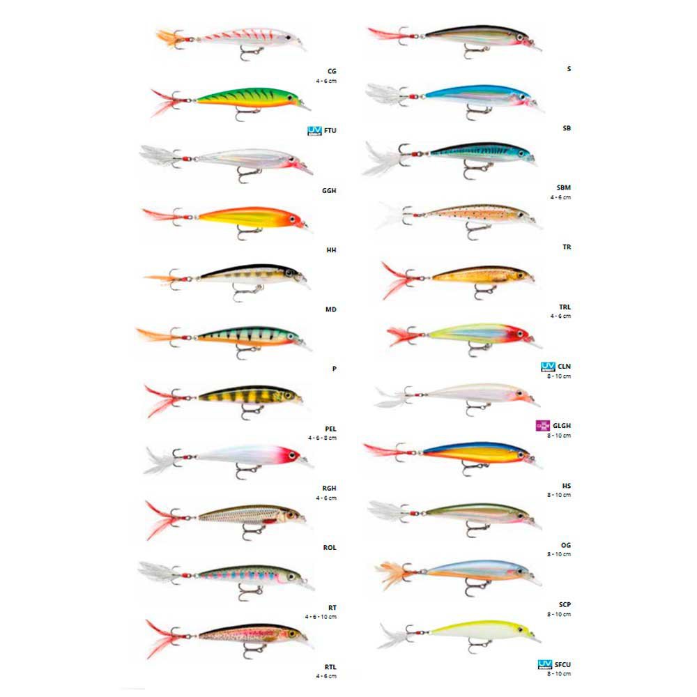 Купить Rapala 14RAXRS08PGH X-Rap 80 Mm 7g Многоцветный  PGH 7ft.ru в интернет магазине Семь Футов