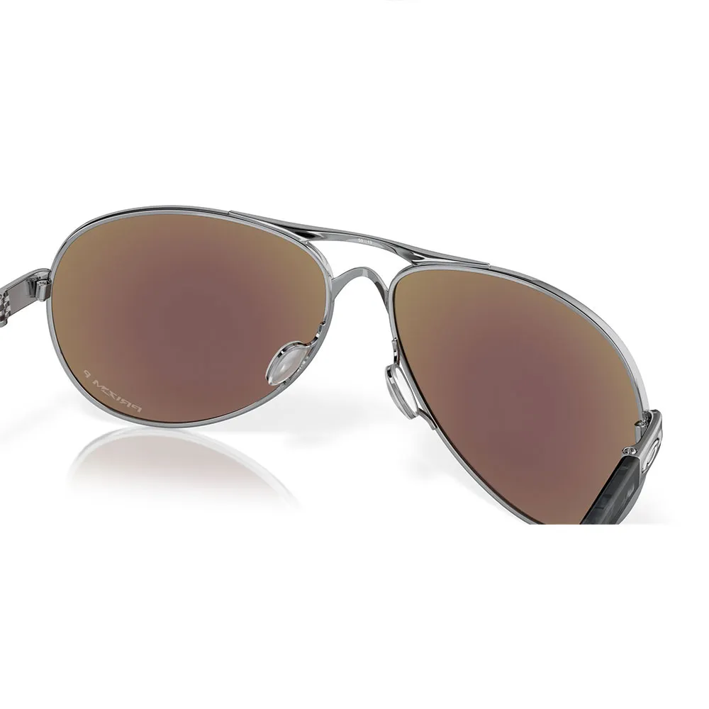Купить Oakley OO4079-3359-59 поляризованные солнцезащитные очки Feedback Polished Chrome Prizm Sapphr Irid Polar/CAT3 7ft.ru в интернет магазине Семь Футов