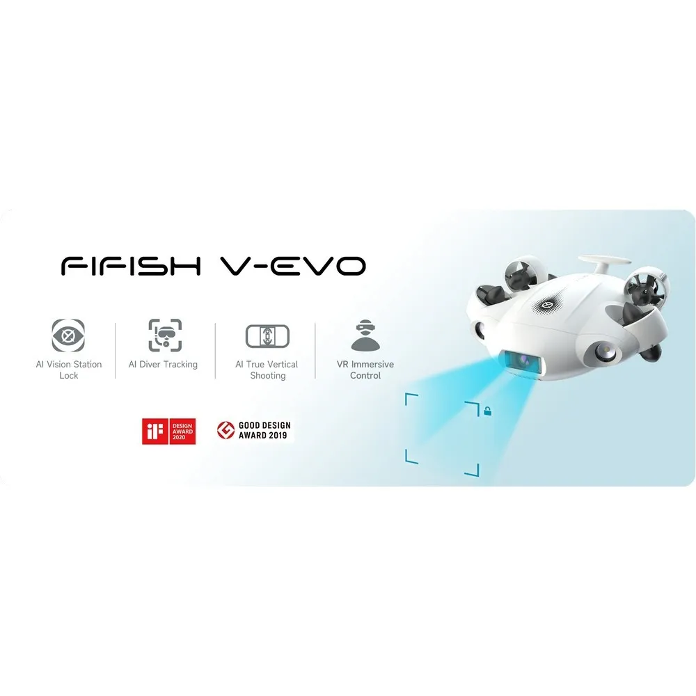 Купить Qysea 768571481894 Дрон Fifish V-EVO Белая  White 7ft.ru в интернет магазине Семь Футов