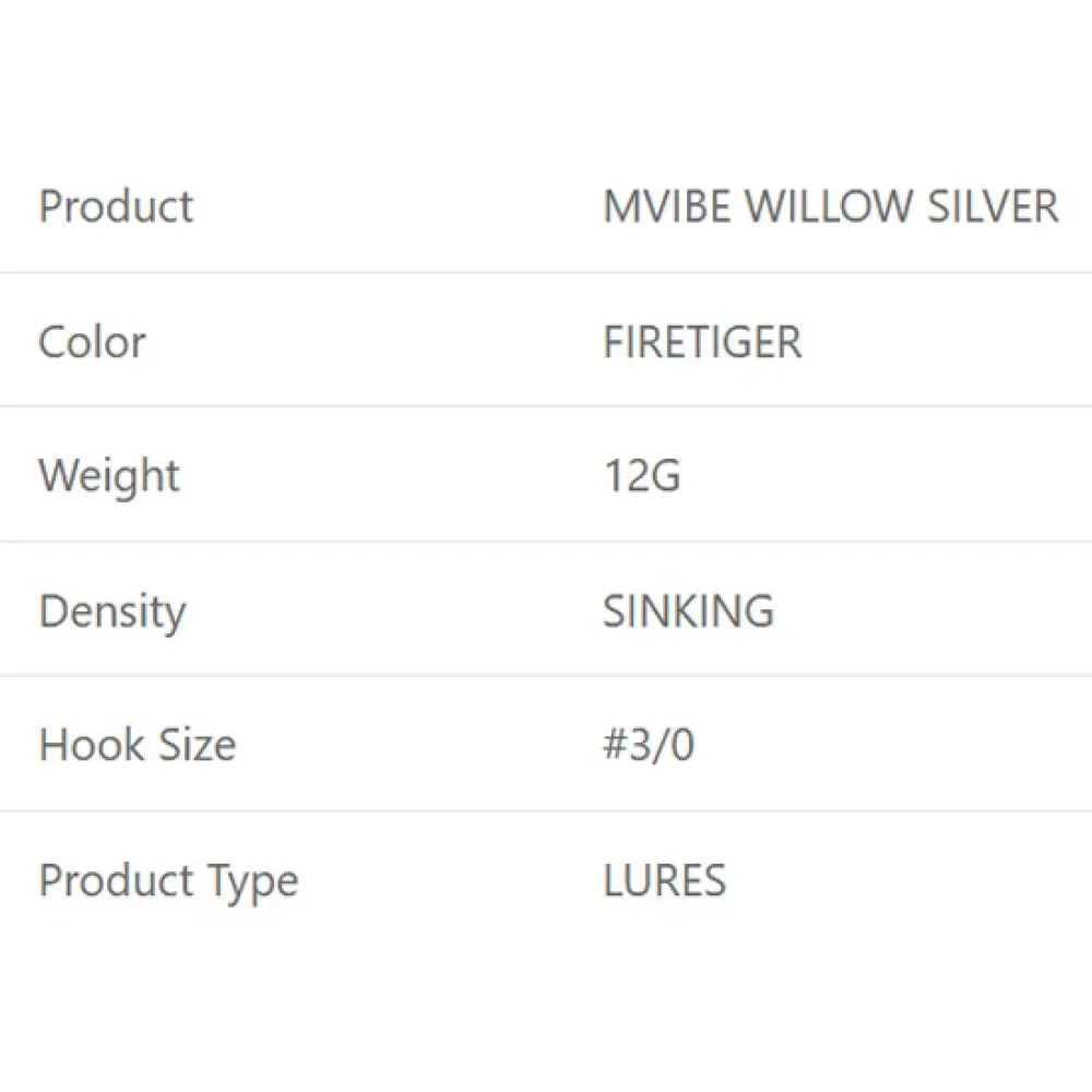 Купить Westin P246-099-105-UNIT Spinnerbait Mvibe Willow Silver 3/0 12g Желтый Firetiger 7ft.ru в интернет магазине Семь Футов