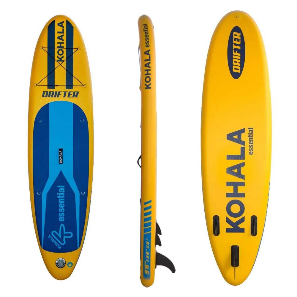 Купить Kohala 1861 Надувной комплект для падлбординга Drifter 24 Yellow / Blue 175x55x28 7ft.ru в интернет магазине Семь Футов
