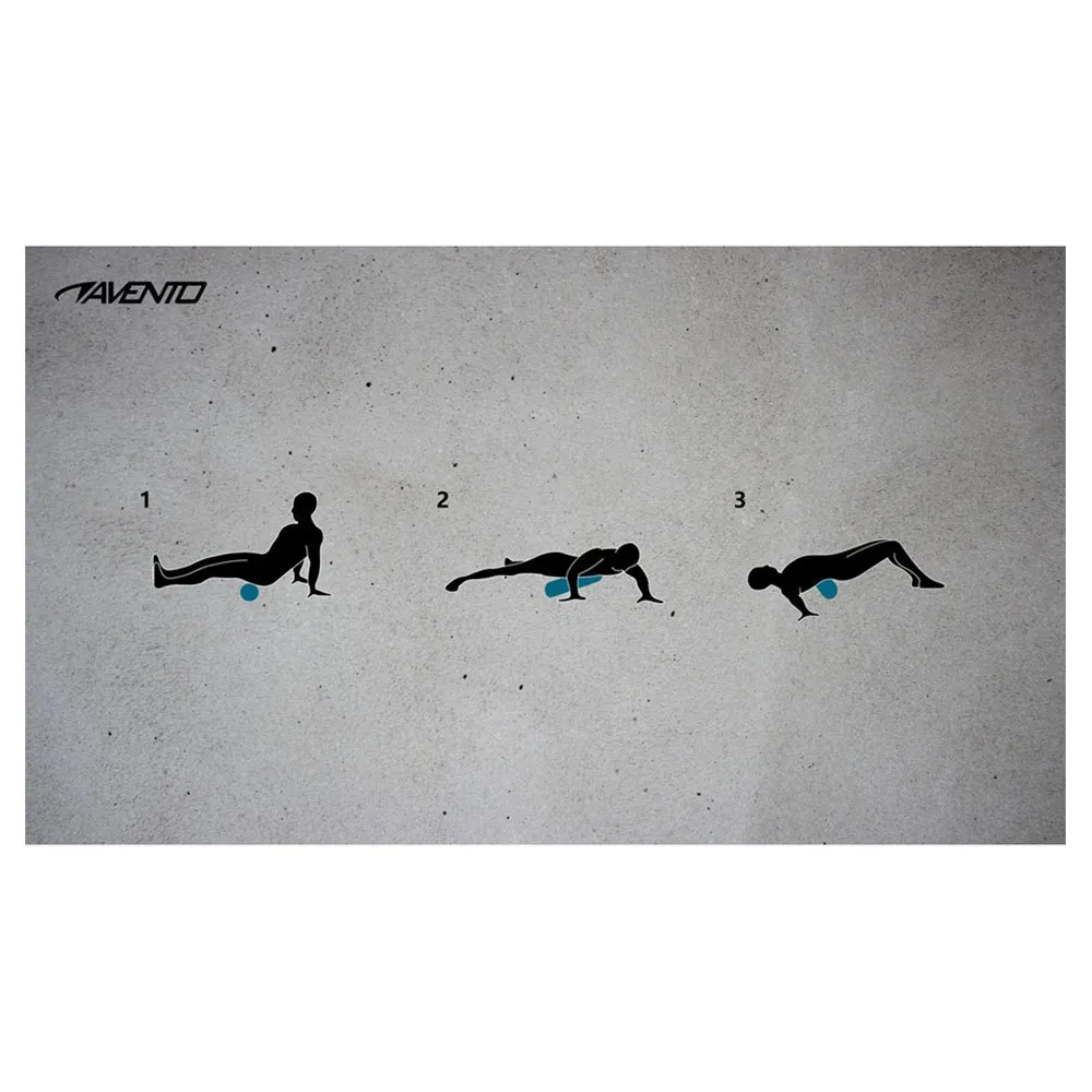 Купить Avento sr042rc массажный ролик Message Foam Wave Black / Blue 35x15x15 33 cm 7ft.ru в интернет магазине Семь Футов