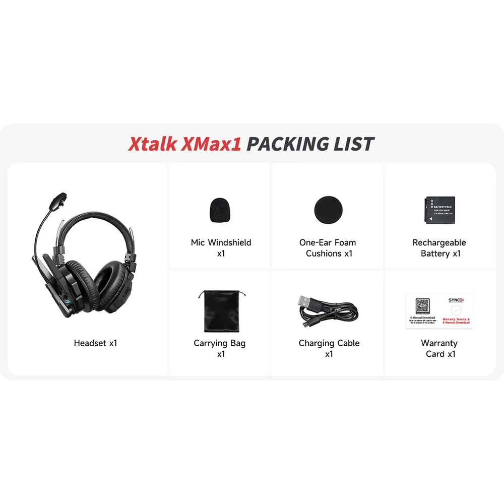 Купить Synco scxtalkxmax1 Интерком Xtalk Xmax 1 Black 24x20x10 7ft.ru в интернет магазине Семь Футов