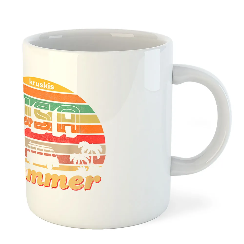Купить Kruskis 42611C406 Кружка Usa Summer 325ml  White 7ft.ru в интернет магазине Семь Футов