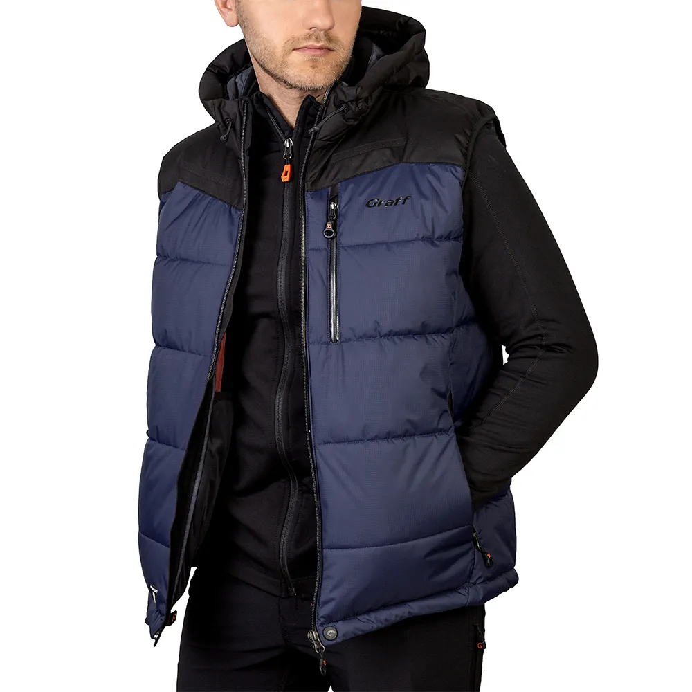 Купить Graff 445-o-3-s Жилет Primaloft® Quilted 445-O-3 Black / Navy 30x20x5 7ft.ru в интернет магазине Семь Футов