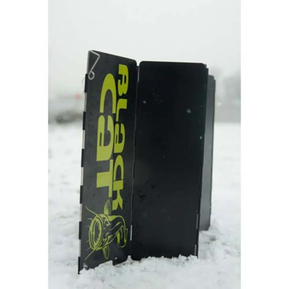 Купить Black cat bo300006 ветрозащитный экран XL для походной плитки Black / Yellow 55x45x25 7ft.ru в интернет магазине Семь Футов