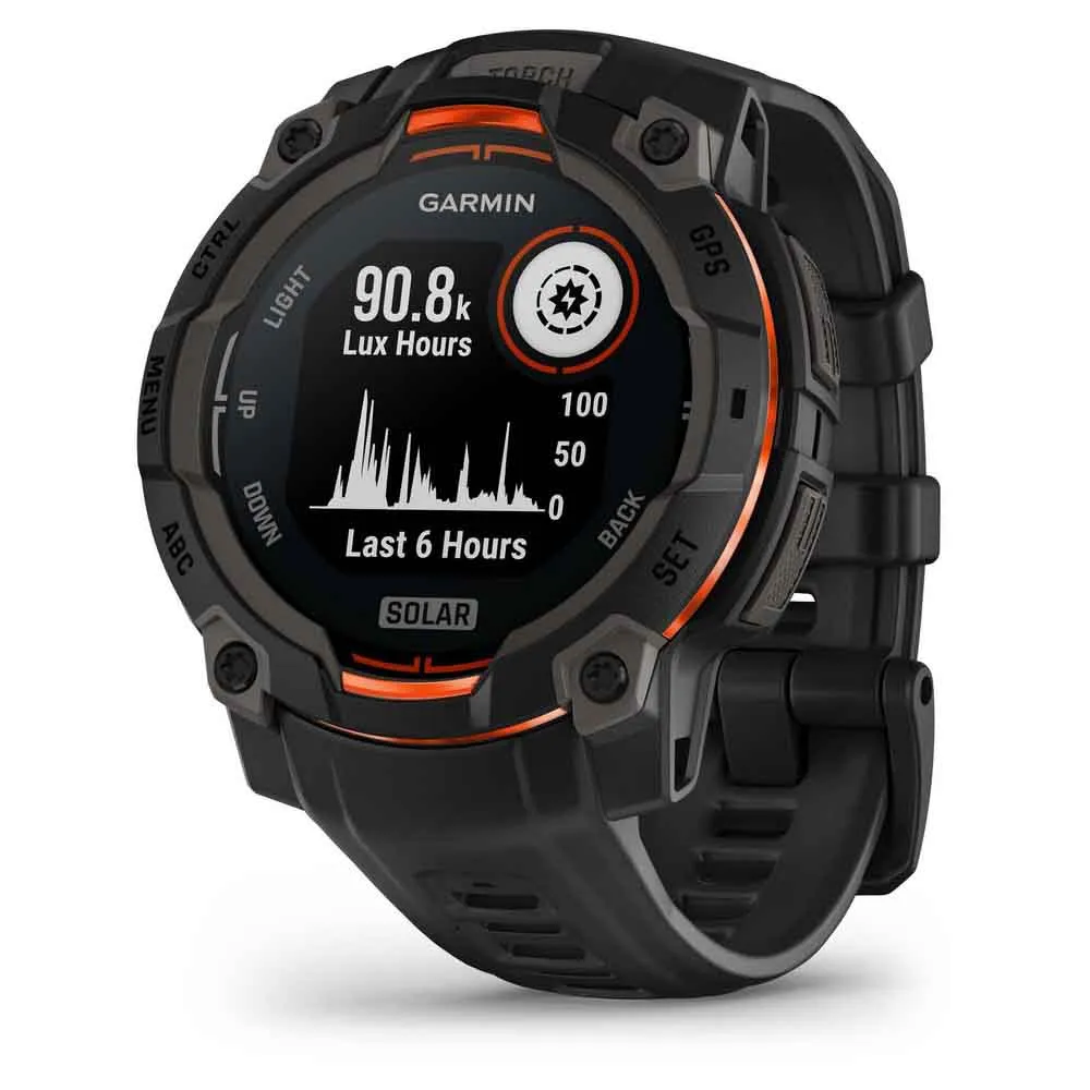 Купить Garmin 010-02934-00 Часы Instinct 3 45 mm Solar  Black / Black 7ft.ru в интернет магазине Семь Футов