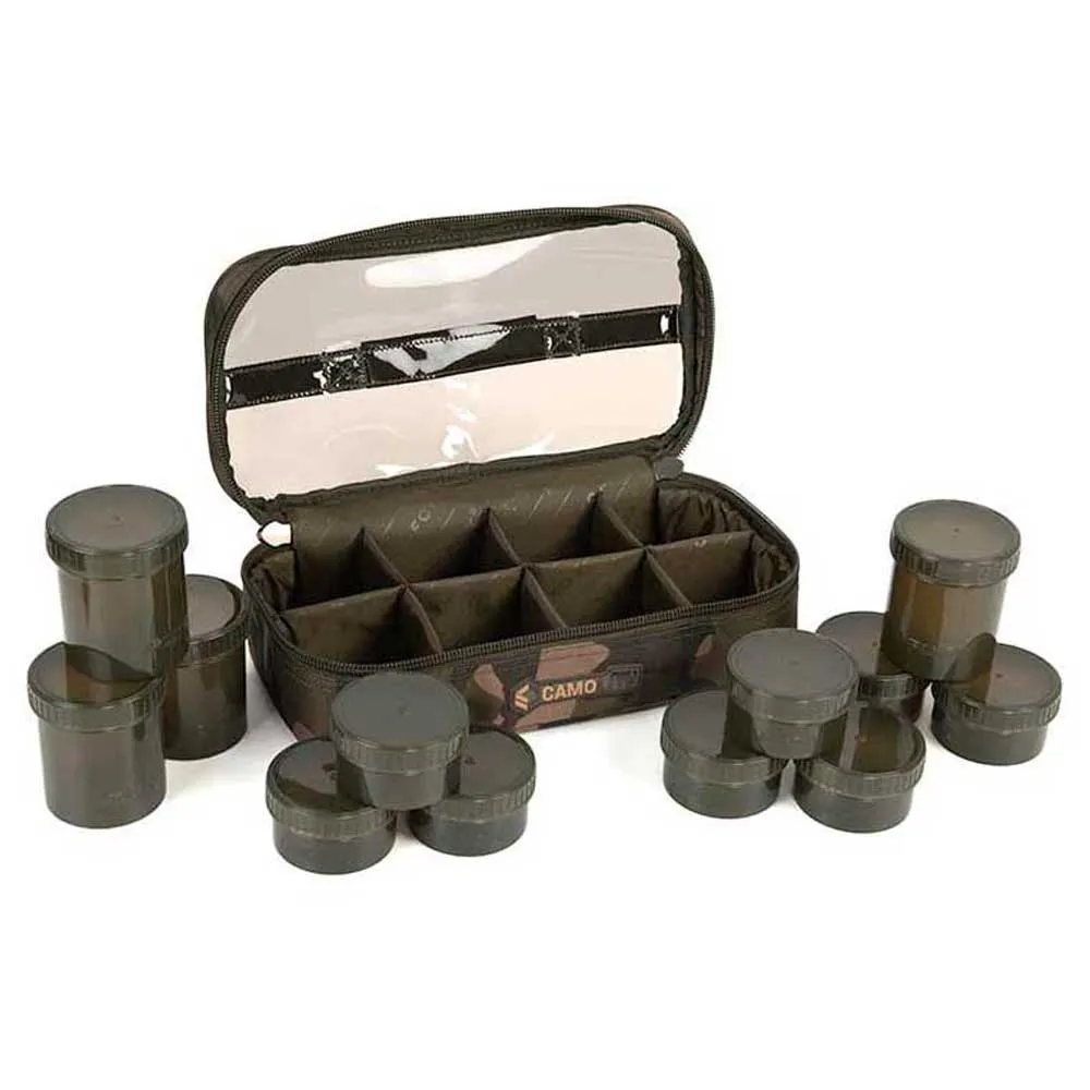 Купить Fox international CLU503 мешок для приманки Camolite™ 12 Pot Hookbait Camo 7ft.ru в интернет магазине Семь Футов