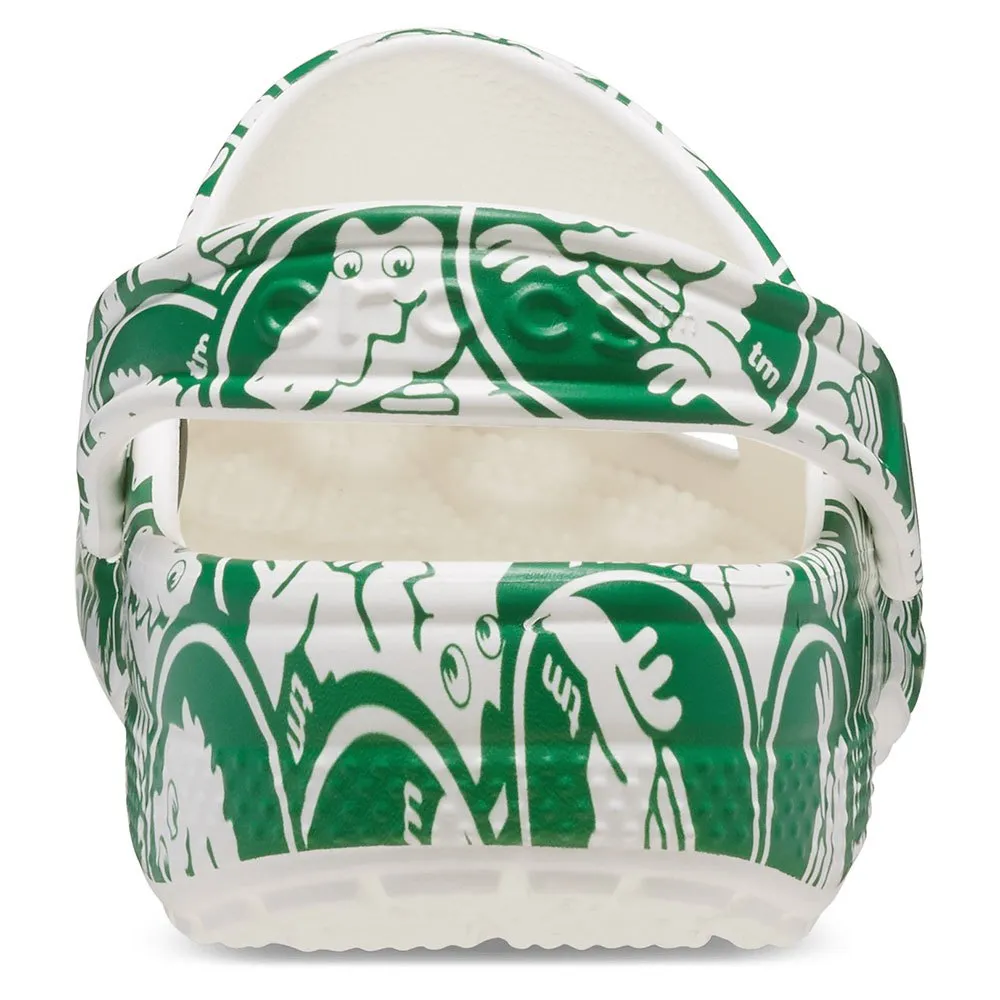 Купить Crocs 210008-3wh-c4 Деревянные башмаки Classic Duke Print Green Ivy 35x25x15 EU 19 7ft.ru в интернет магазине Семь Футов