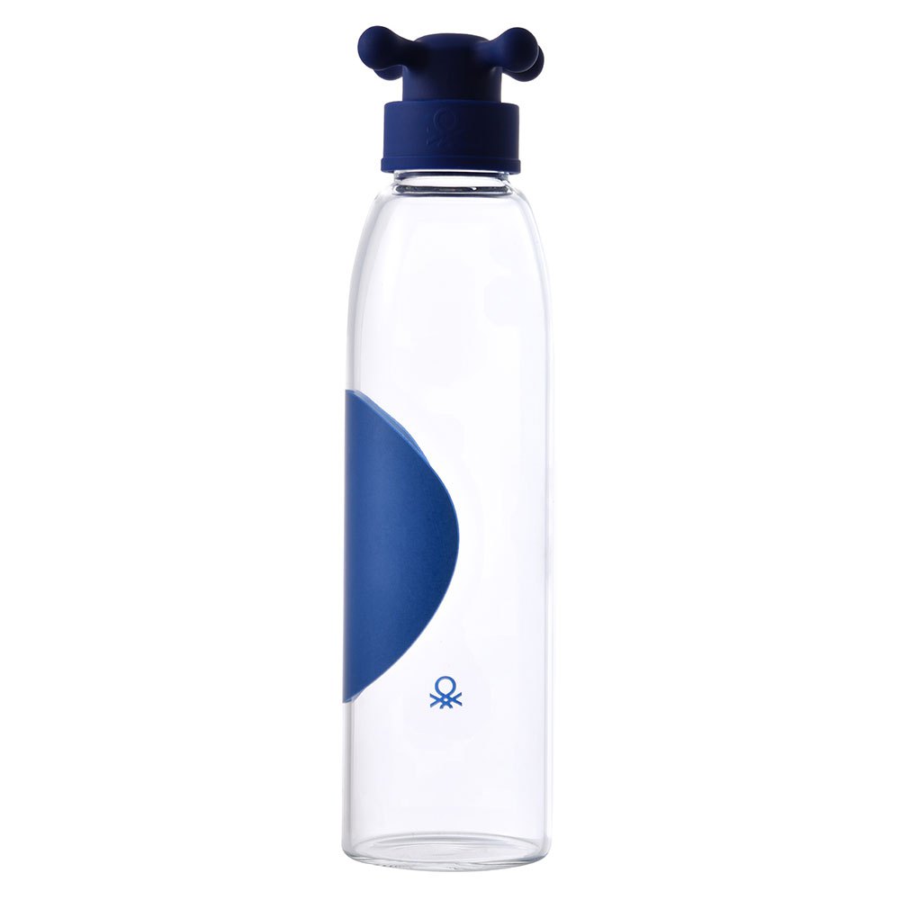 Купить Benetton BE339 500ml Borosilicate Бутылка для воды Бесцветный Blue 7ft.ru в интернет магазине Семь Футов