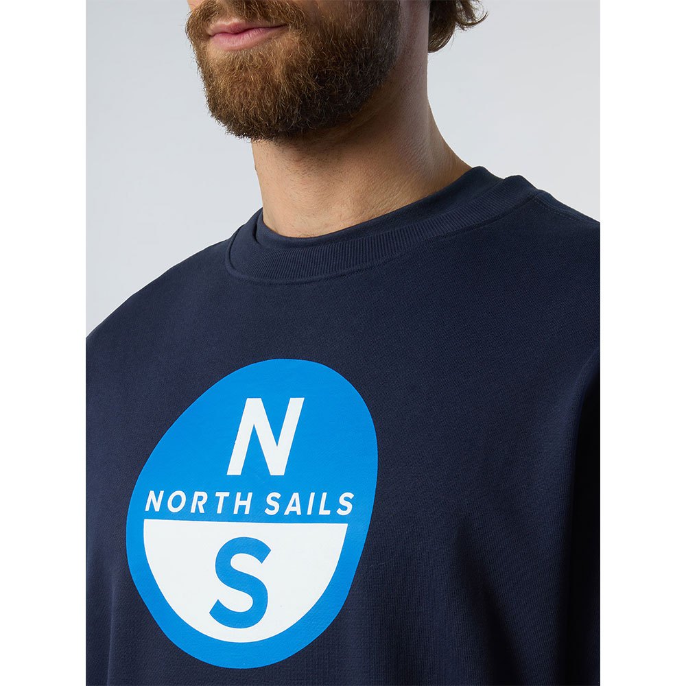 Купить North sails 691222-0802-S Свитер Свитер Basic Logo Голубой Navy Blue S 7ft.ru в интернет магазине Семь Футов