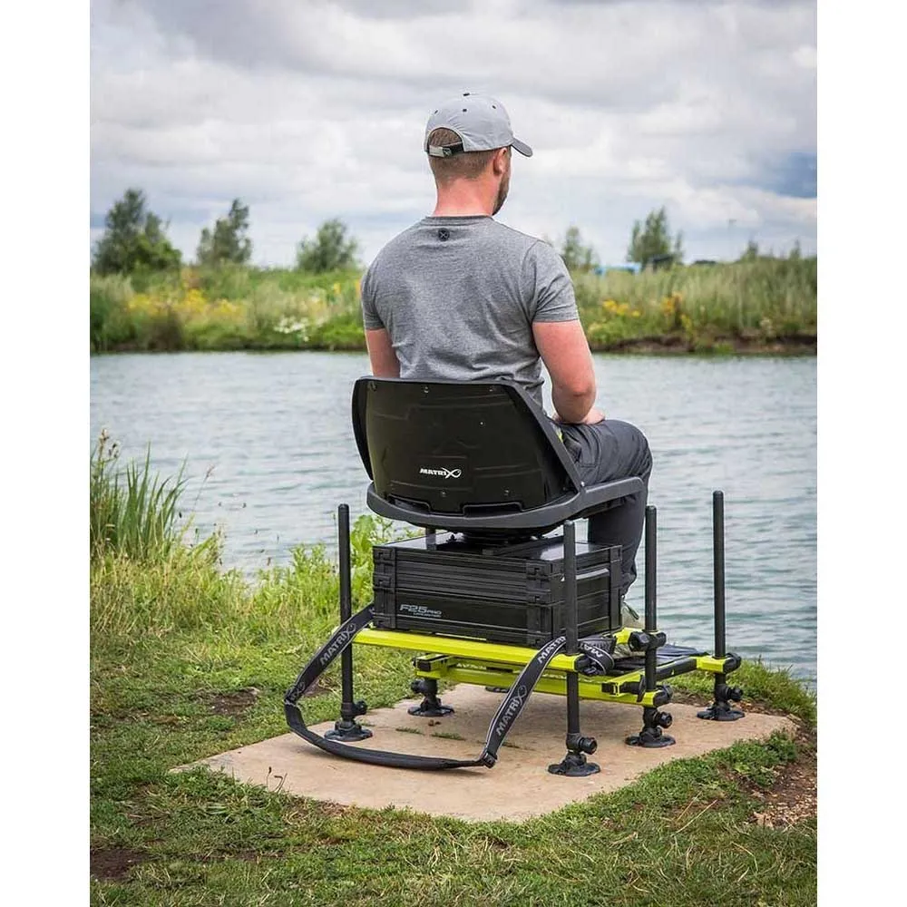 Купить Matrix fishing gmb201 рыболовный ящик с сиденьем F25 Pro Seat Lime 100x80x40 7ft.ru в интернет магазине Семь Футов
