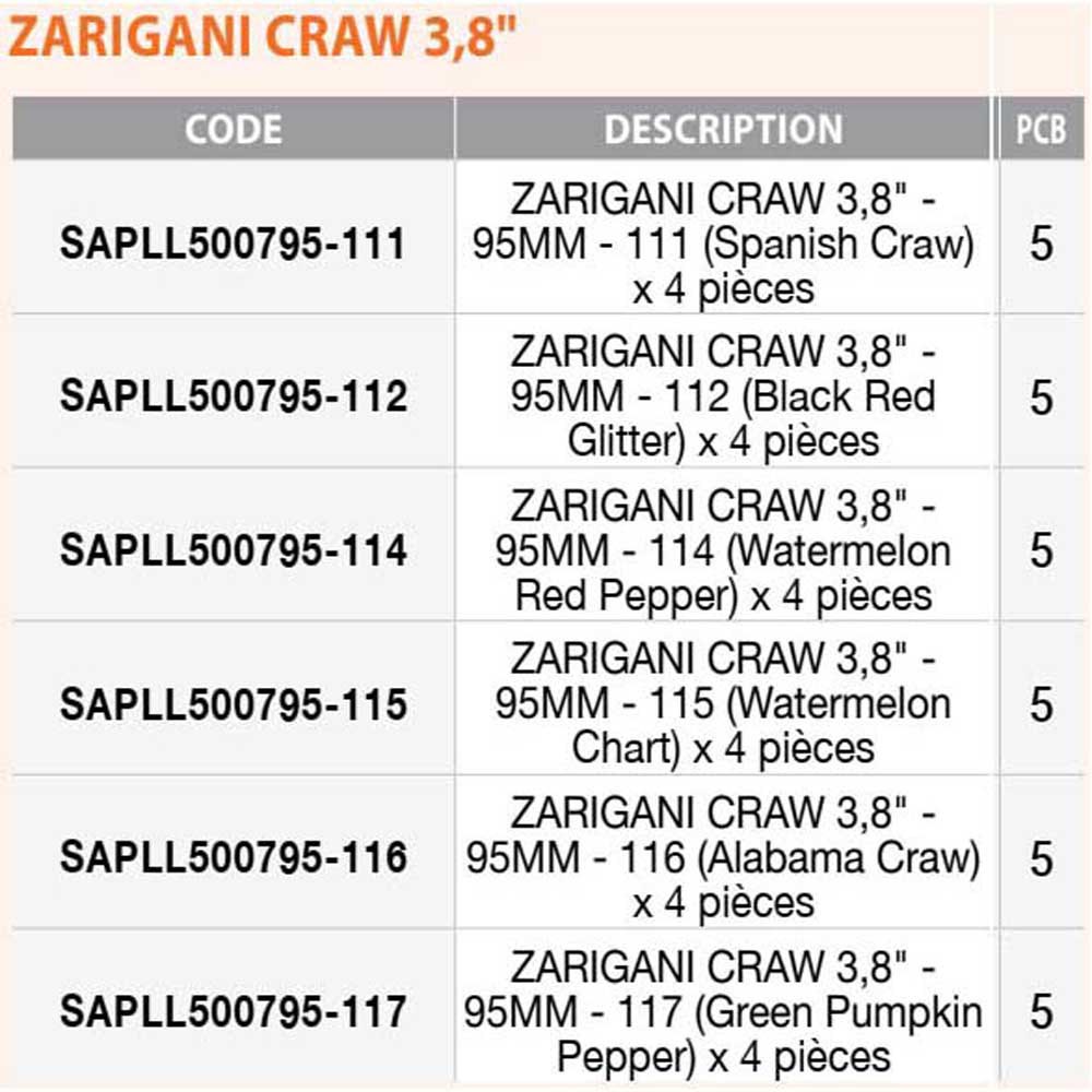 Купить Sakura SAPLL500795-116 Zarigani Craw Мягкая приманка 95 mm Золотистый 116 7ft.ru в интернет магазине Семь Футов