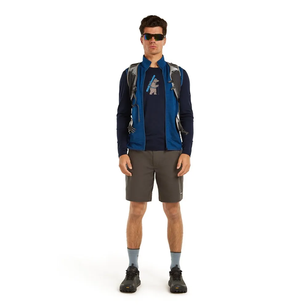 Купить Icebreaker 0a57gk401/s Базовый слой с длинным рукавом Merino 200 Oasis Crewe Bear Tour Midnight Navy 30x25x2 7ft.ru в интернет магазине Семь Футов