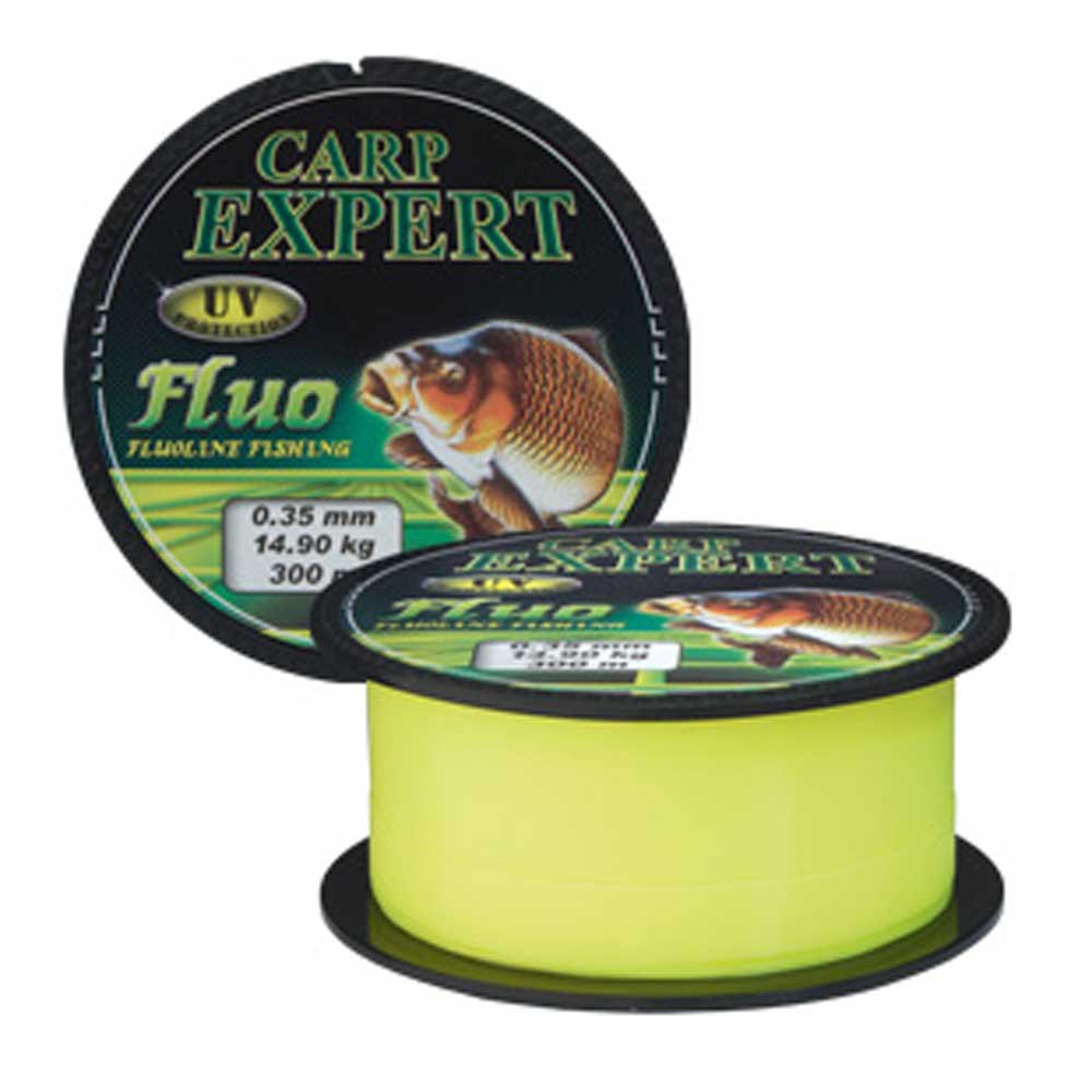 Купить Carp expert 30120020 UV Fluo 300 m Монофиламент  Yellow 0.200 mm 7ft.ru в интернет магазине Семь Футов