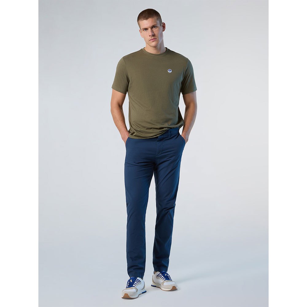 Купить North sails 692970-0441-XS Футболка с коротким рукавом Basic Bollo Зеленый Dusty Olive XS 7ft.ru в интернет магазине Семь Футов