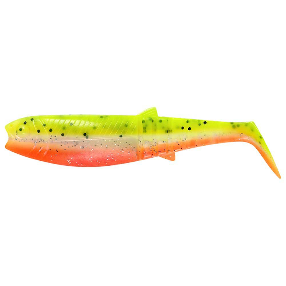 Купить Savage gear SVS77138 Cannibal Shad Мягкая приманка 80 mm 5g Бесцветный Flou Yellow Glow 7ft.ru в интернет магазине Семь Футов