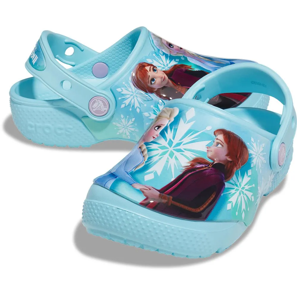 Купить Crocs 206804-4o9-c9 Деревянные башмаки Fun Lab Disney Frozen II Ice Blue 35x25x15 EU 25 7ft.ru в интернет магазине Семь Футов