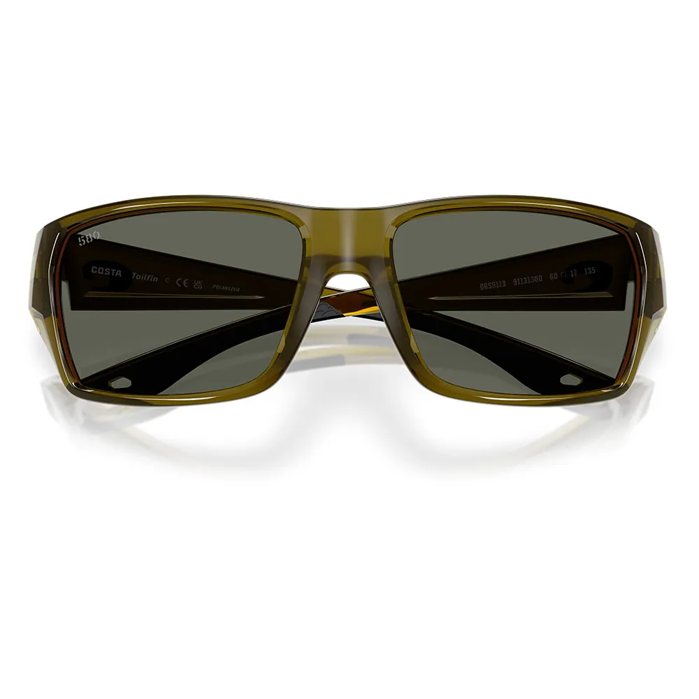 Купить Costa 06s9113-91131357 поляризованные солнцезащитные очки Tailfin Seagrass / Seagrass 20x10x10 Gray 580G/CAT3 7ft.ru в интернет магазине Семь Футов