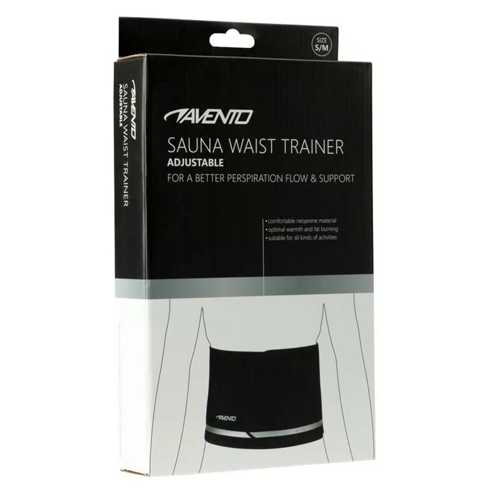 Купить Avento sr044si-blk-l/xl поясничный корсет Sauna Waist Trainer Black / Silver Grey 20x15x5 L-XL 7ft.ru в интернет магазине Семь Футов