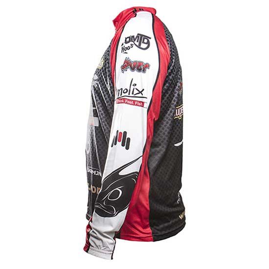 Купить Molix PSPTLS-BK-4XL Футболка с длинным рукавом Pro Tournament Красный Black 4XL 7ft.ru в интернет магазине Семь Футов