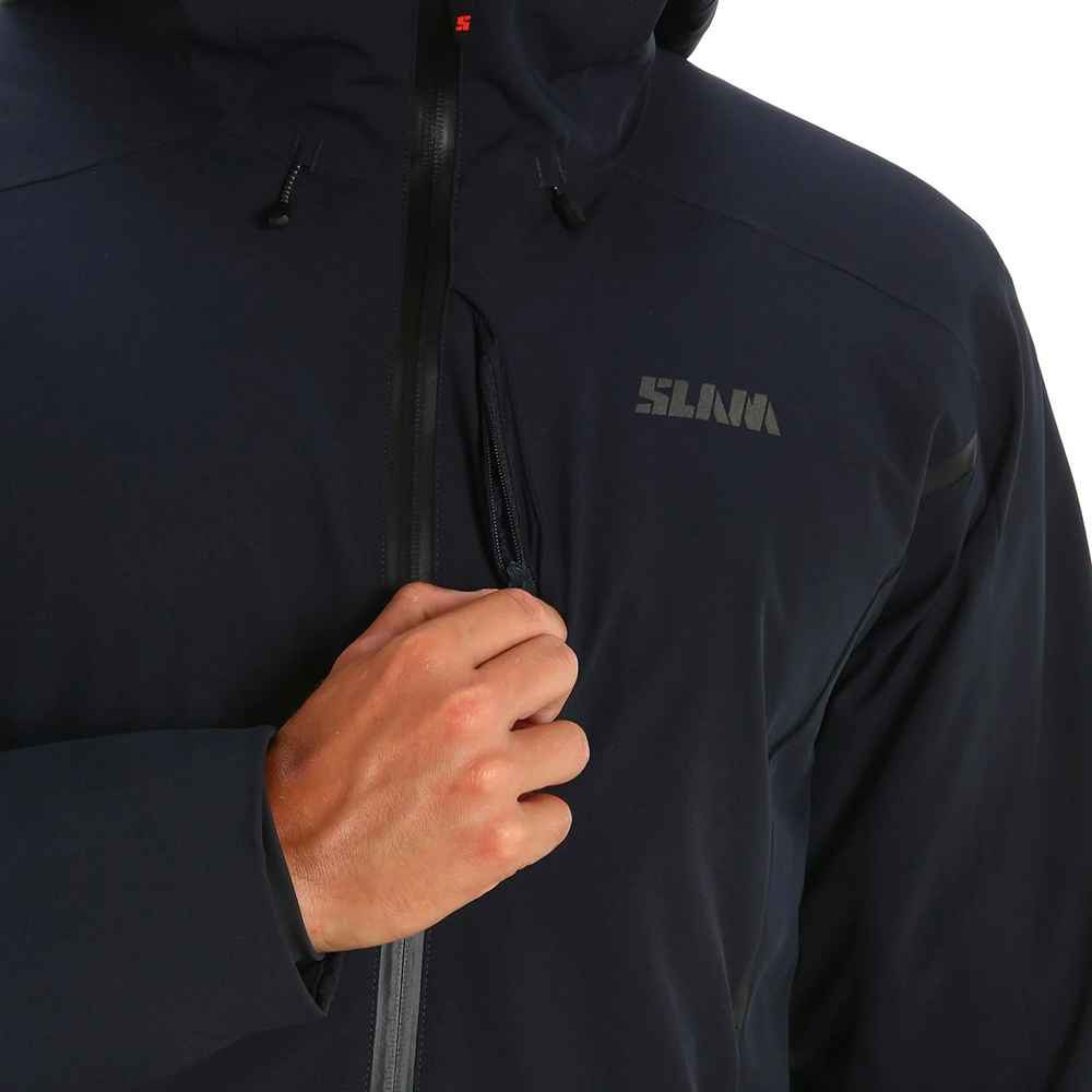 Купить Slam A101001S00-W13-M Куртка Active Win Hood Short Серый  Dark Navy M 7ft.ru в интернет магазине Семь Футов