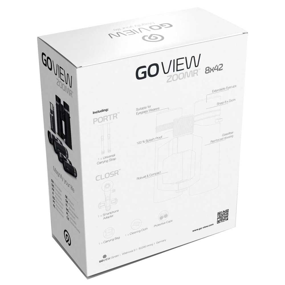 Купить Goview 251782 ZOOMR 8x42 cm Бинокль Серебристый Phantom Black  7ft.ru в интернет магазине Семь Футов