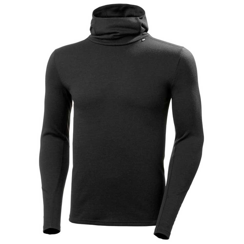 Купить Helly hansen 49362_990-L Базовый слой с длинным рукавом Lifa Merino Midweight Черный Black L 7ft.ru в интернет магазине Семь Футов