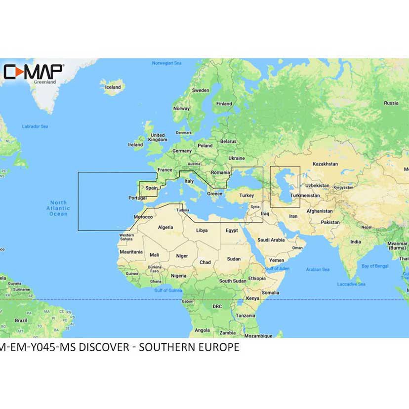 Купить C-map M-EM-Y045-MS Южная Европа Continental+ Морская карта Multicolor 7ft.ru в интернет магазине Семь Футов